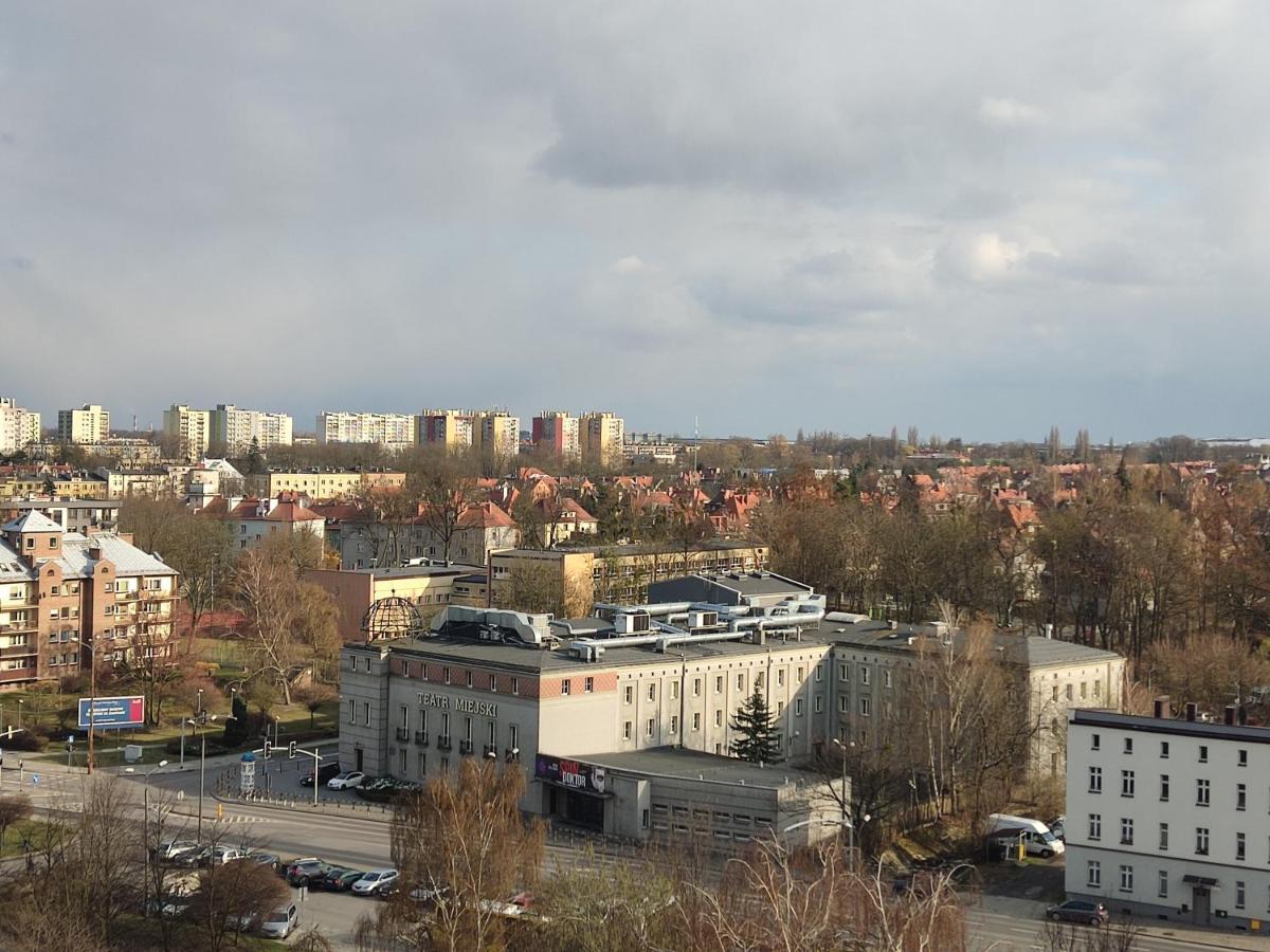 Apartament Z Widokiem Na Miasto Gliwice Dış mekan fotoğraf