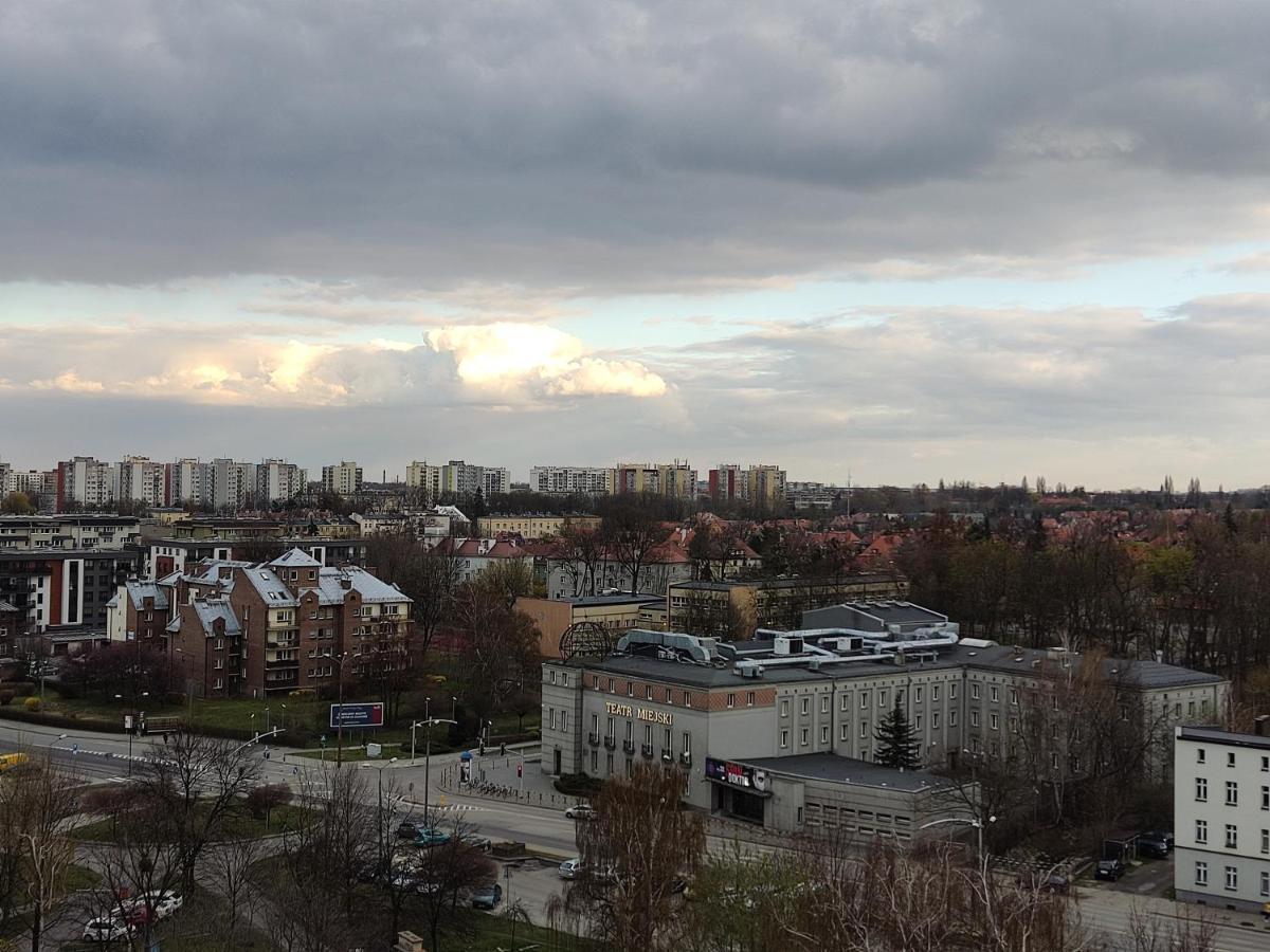 Apartament Z Widokiem Na Miasto Gliwice Dış mekan fotoğraf