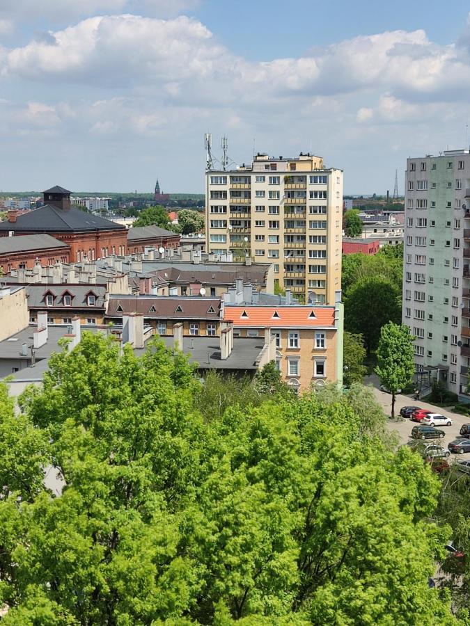 Apartament Z Widokiem Na Miasto Gliwice Dış mekan fotoğraf
